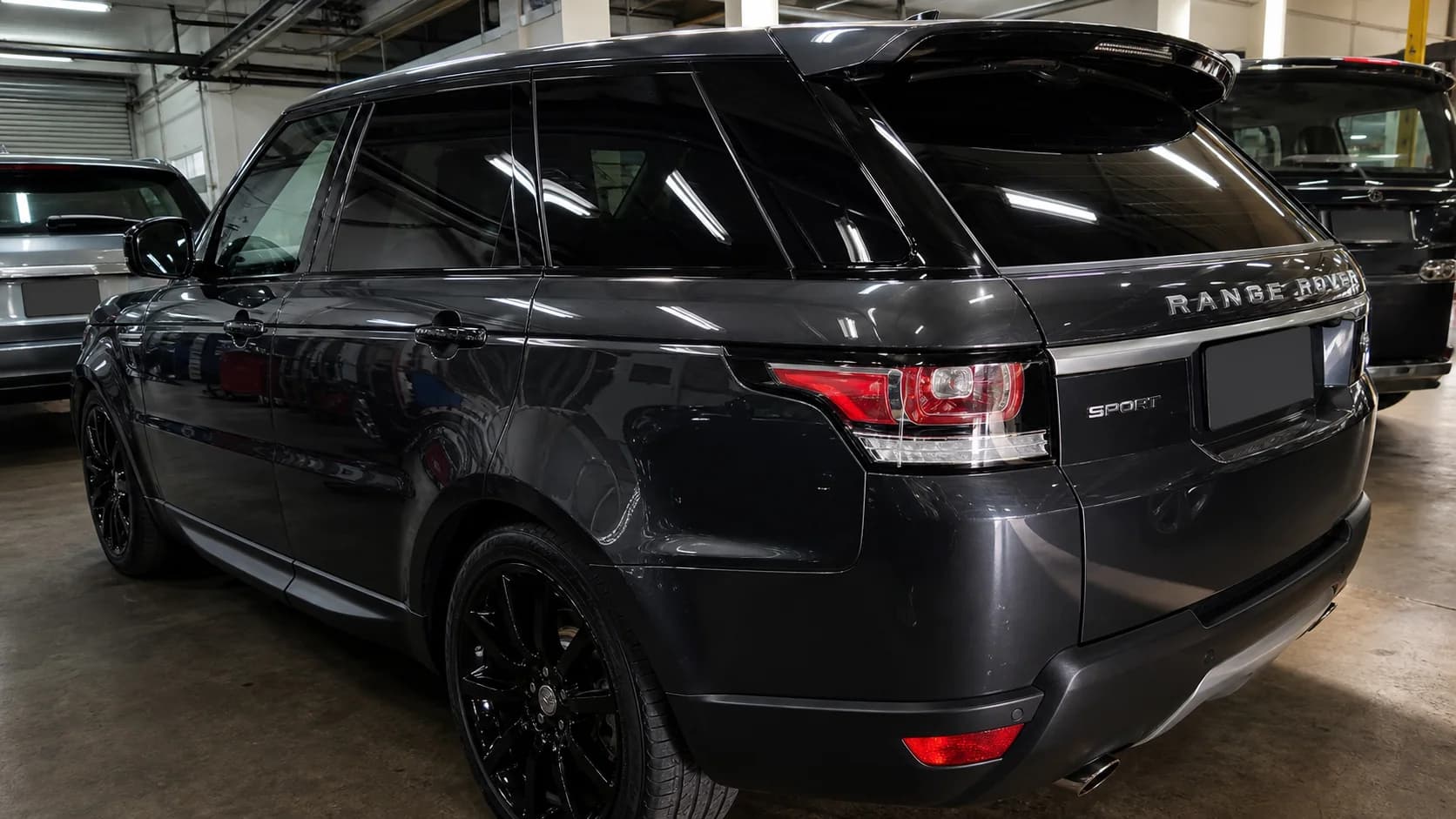 4x4 window tint close-up with privacy glass