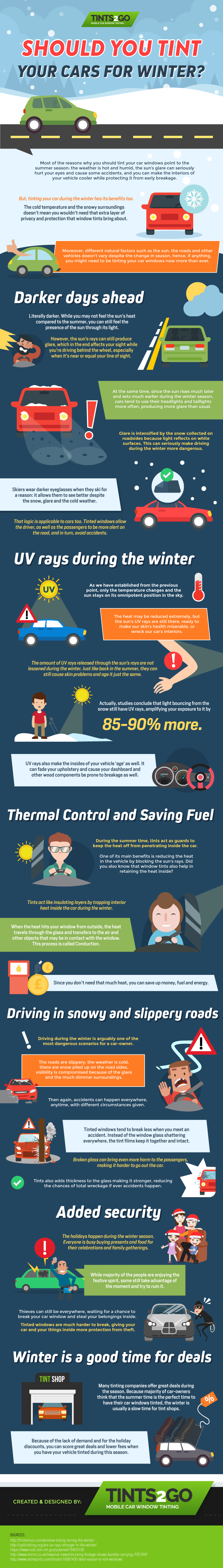 Should you tint your cars for winter