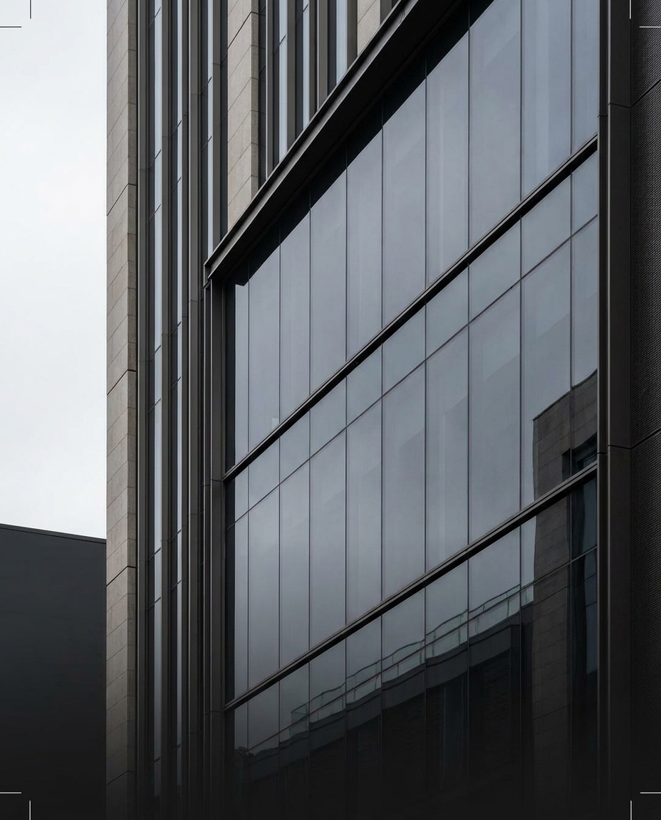 Before and after comparison for Neutral 20% architectural window film